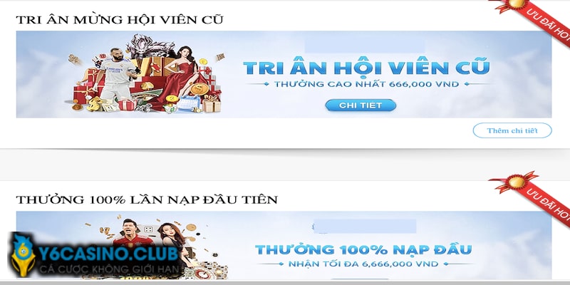 Người chơi lâu năm có ưu đãi riêng mang tính chất đặc biệt