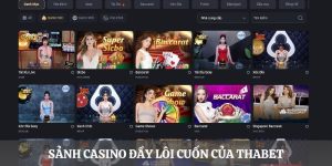 Sảnh casino đầy lôi cuốn của Thabet